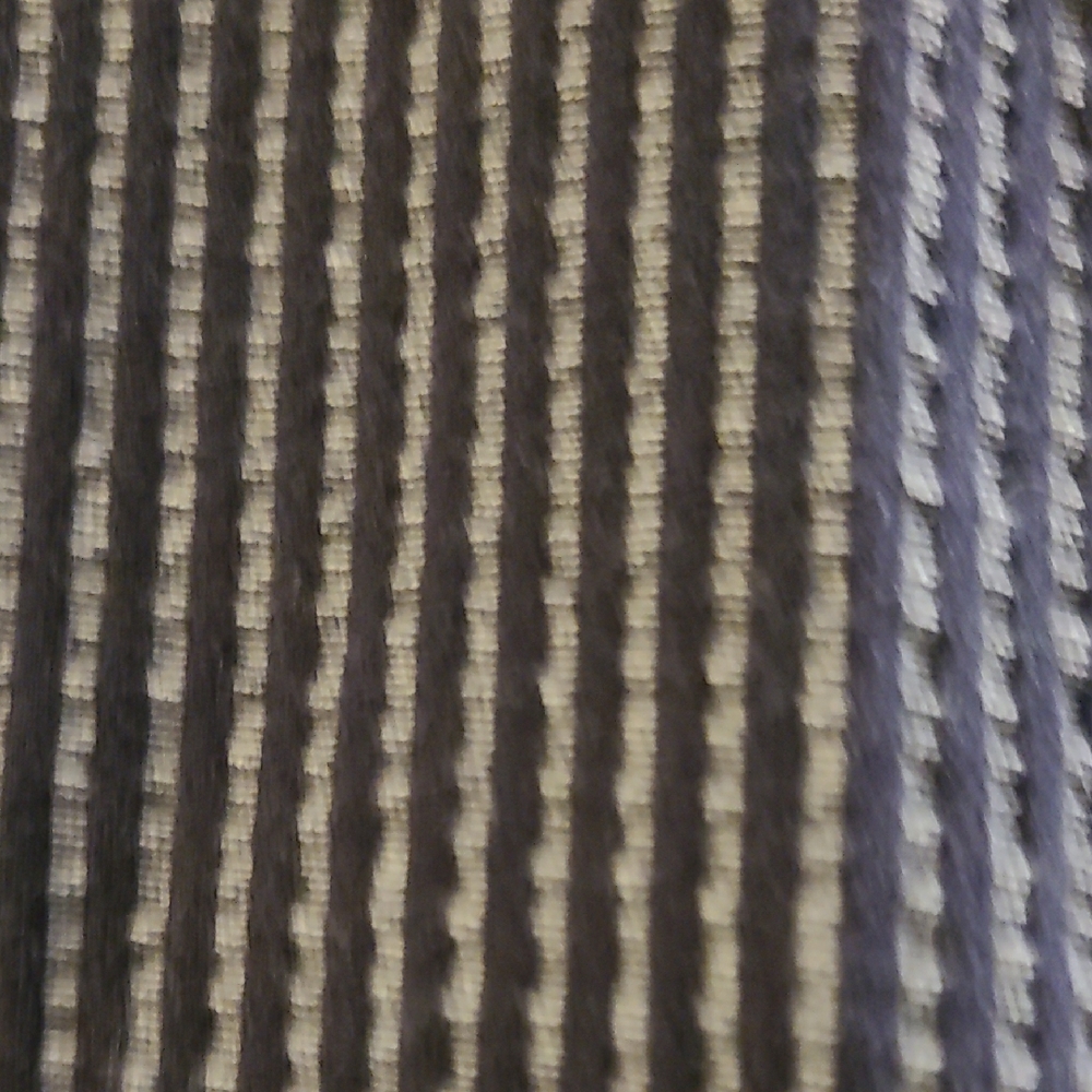 Elegant Navy and White Striped Dress - Picture 7 of 7